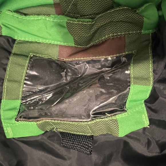 Pipeline Co. Green And Brown Plaid Winter Ski snowboard Bomber Jacket - Picture 9 of 11